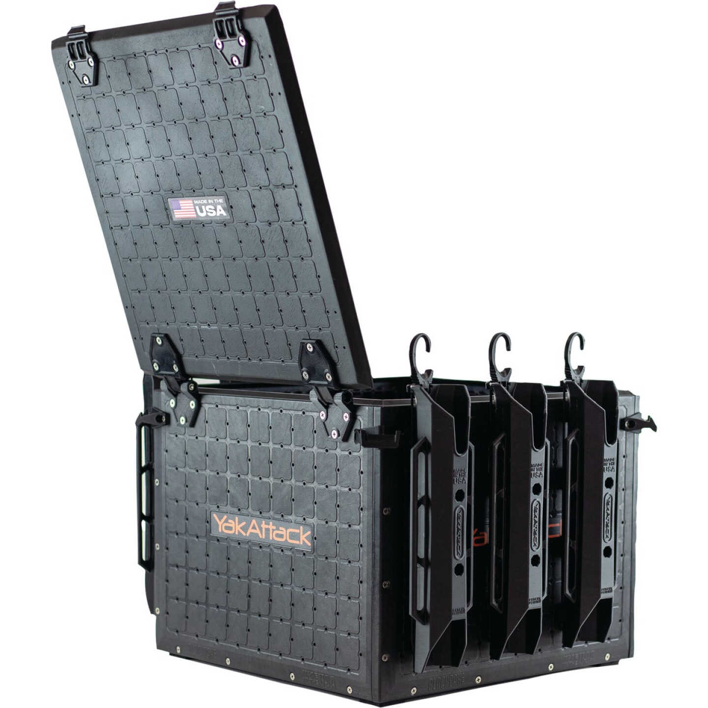 YakAttack BlackPak Pro 16 In. x 16 In. Black Kayak Fishing Crate Image 4