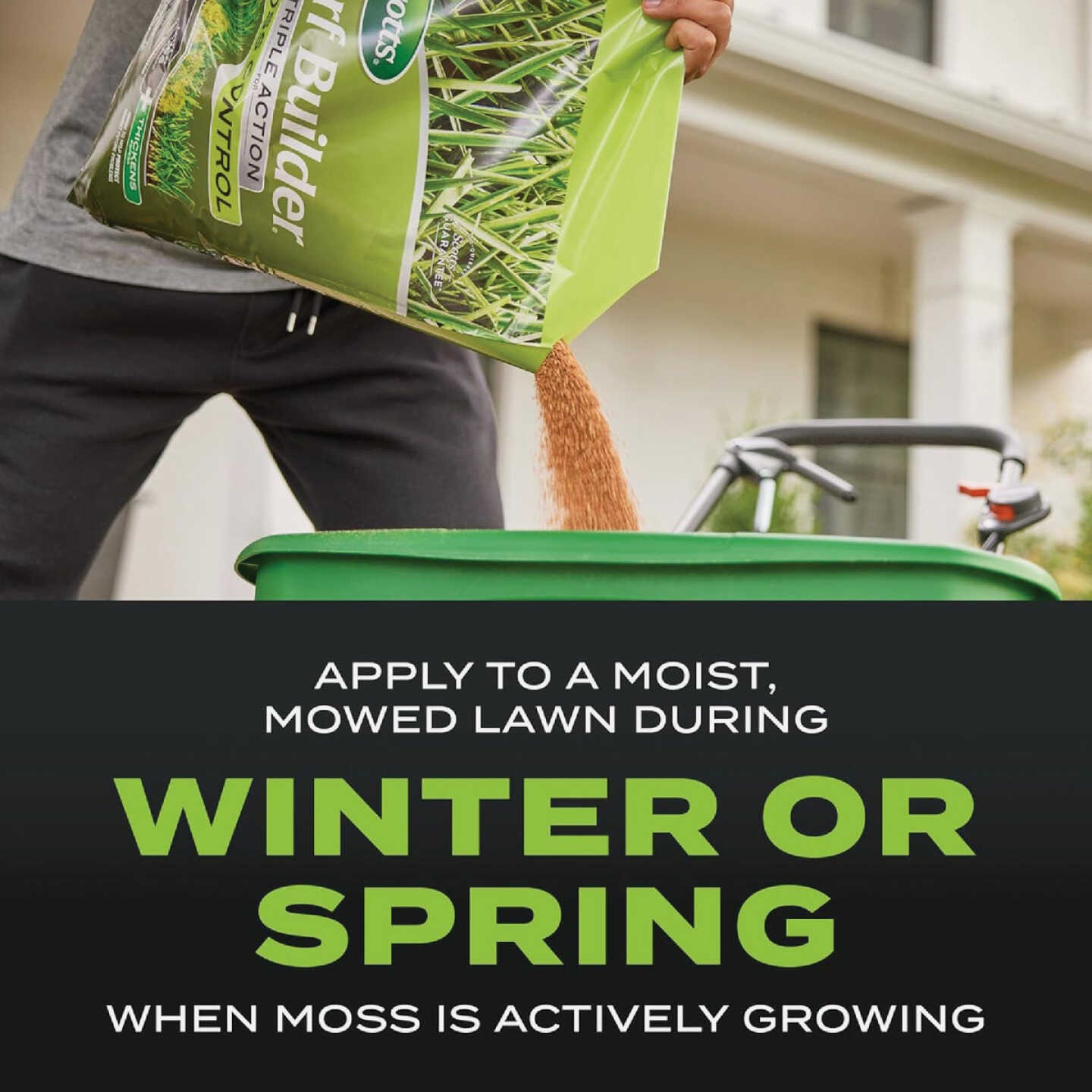 Scotts Turf Builder Triple Action 4000 Sq. Ft. 20 Lb. Moss Control & Lawn Fertilizer Image 3