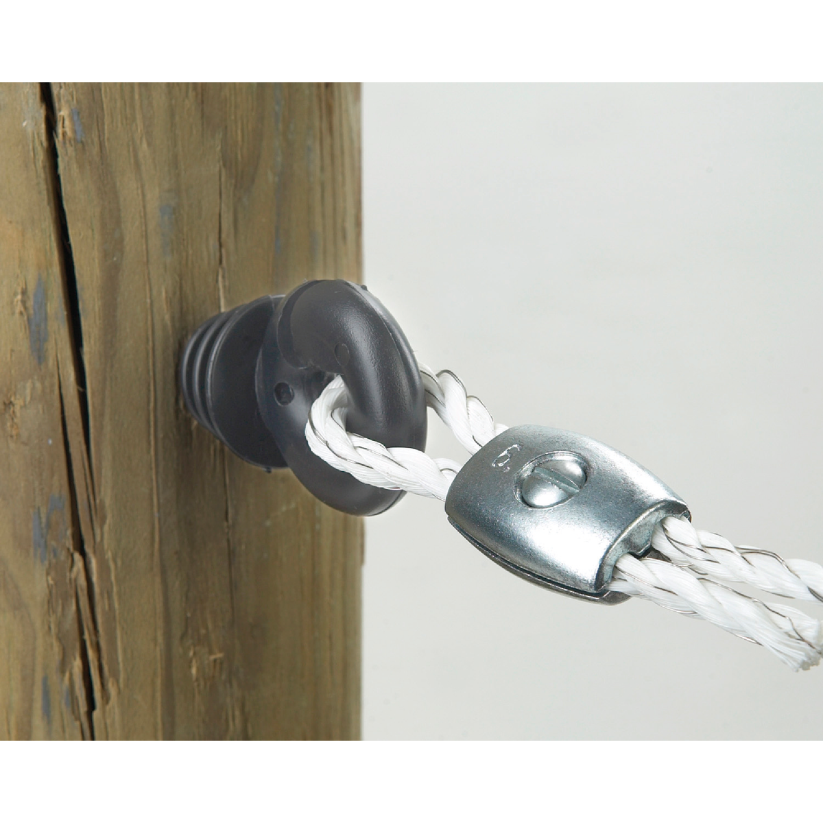 Dare Screw-In Black Polyethylene Electric Fence Insulator (25-Pack) Image 1