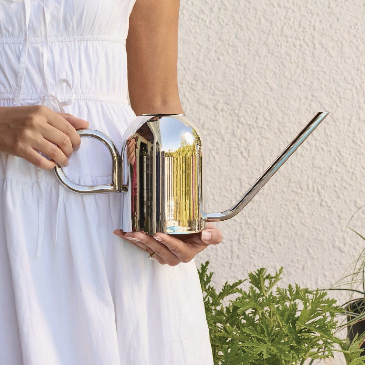 Bloem Crane 50 Oz. Metallic Watering Can Image 3