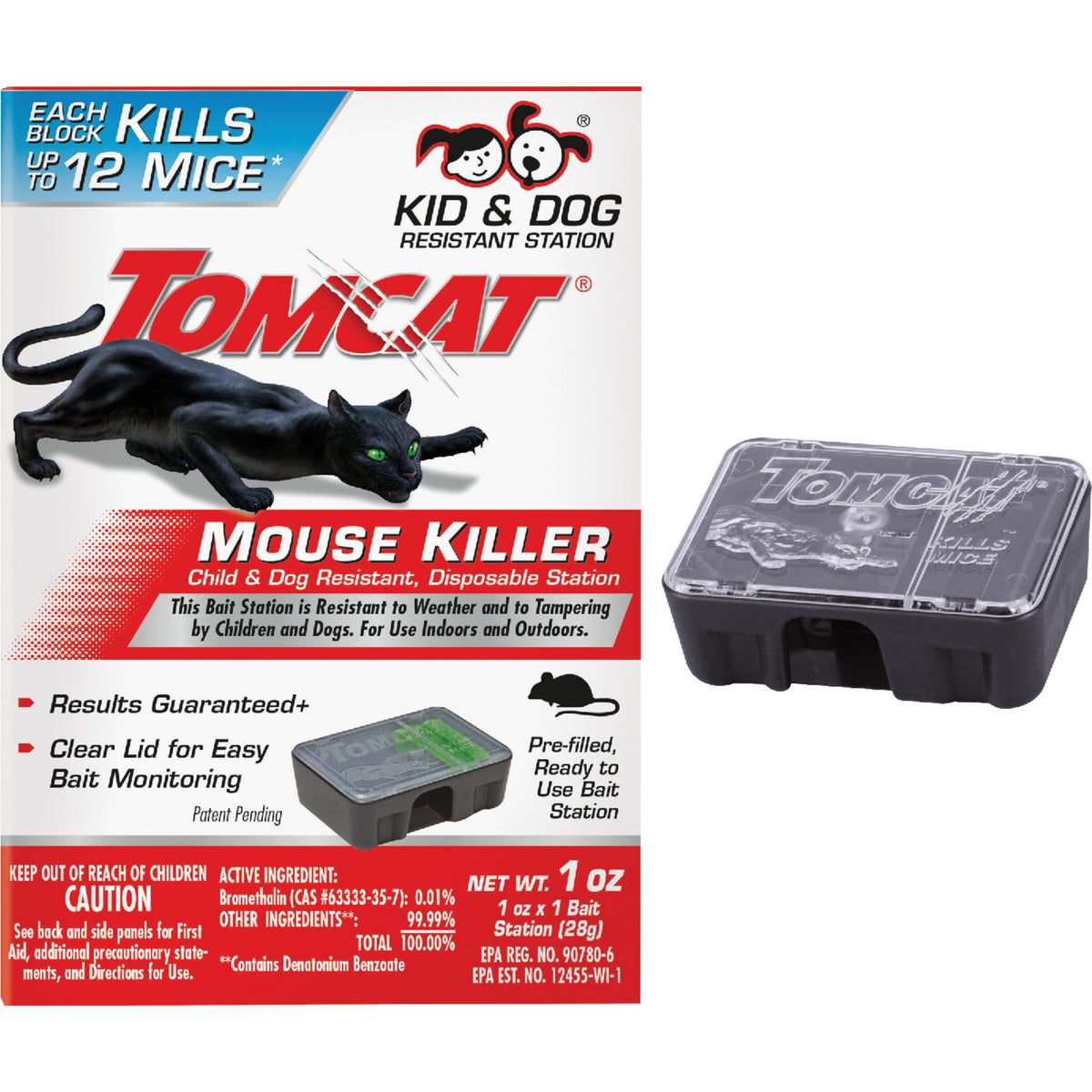 TOMCAT Disposable Bait Station Mouse Killer