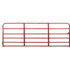 Tarter 50 In. H. x 12 Ft. L. x 1-3/4 In. Tube Diameter Red Economy Tube Gate Image 1