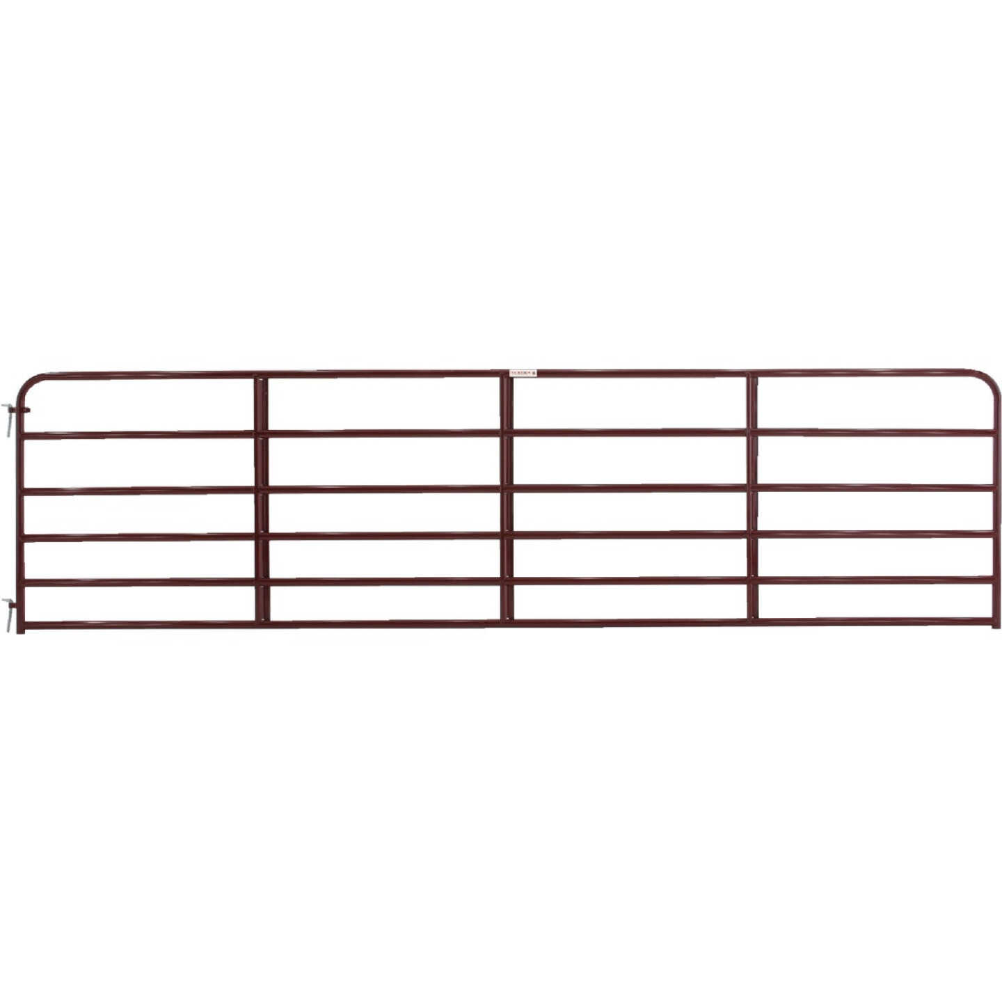 Tarter 50 In. H. x 16 Ft. L. x 1-3/4 In. Tube Diameter Red Economy Tube Gate Image 1