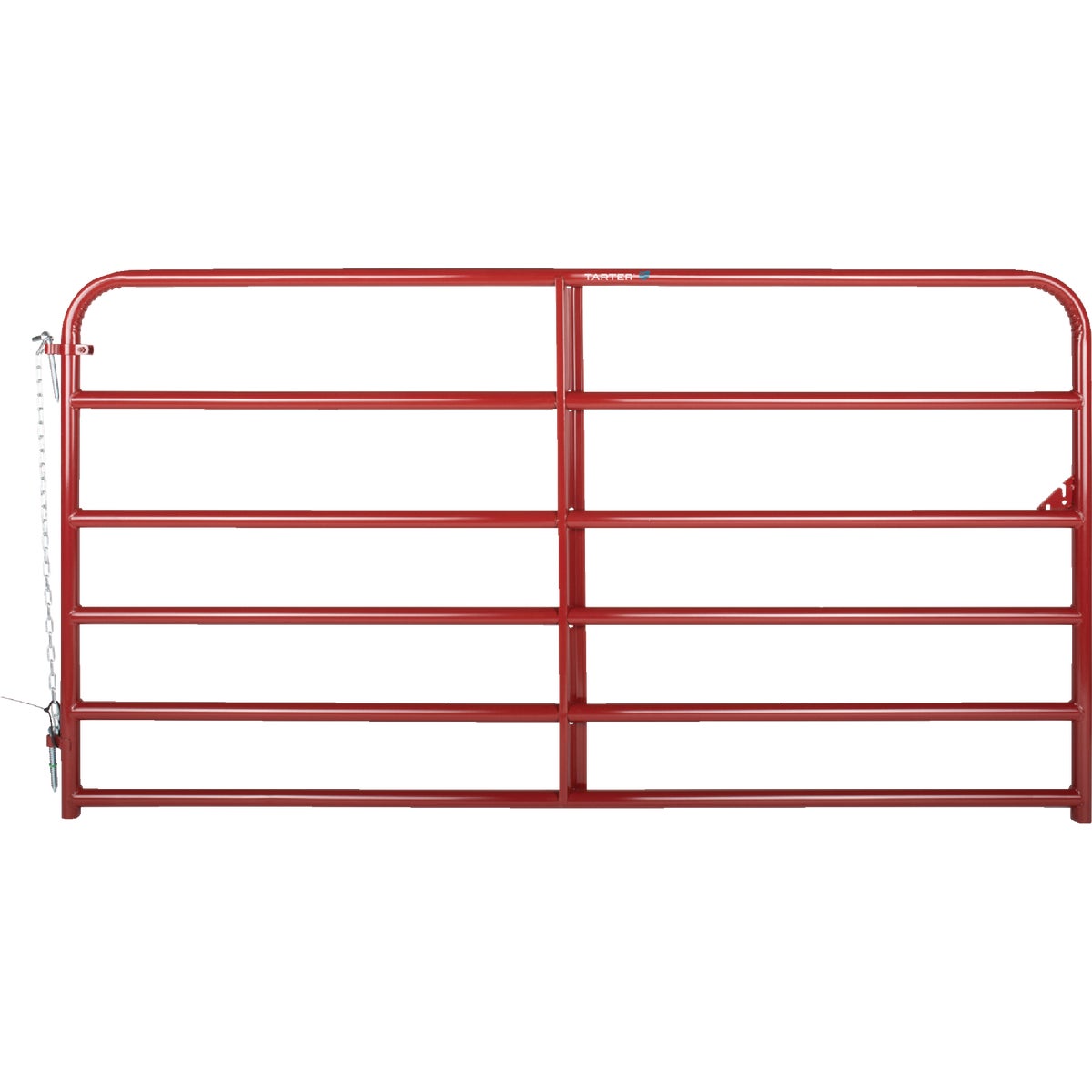 Tarter 50 In. H. x 8 Ft. L. x 1-3/4 In. Tube Diameter Red Economy Tube Gate