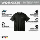 Milwaukee WorkSkin Men's 2XL Black Short Sleeve Lightweight Performance Shirt Image 2