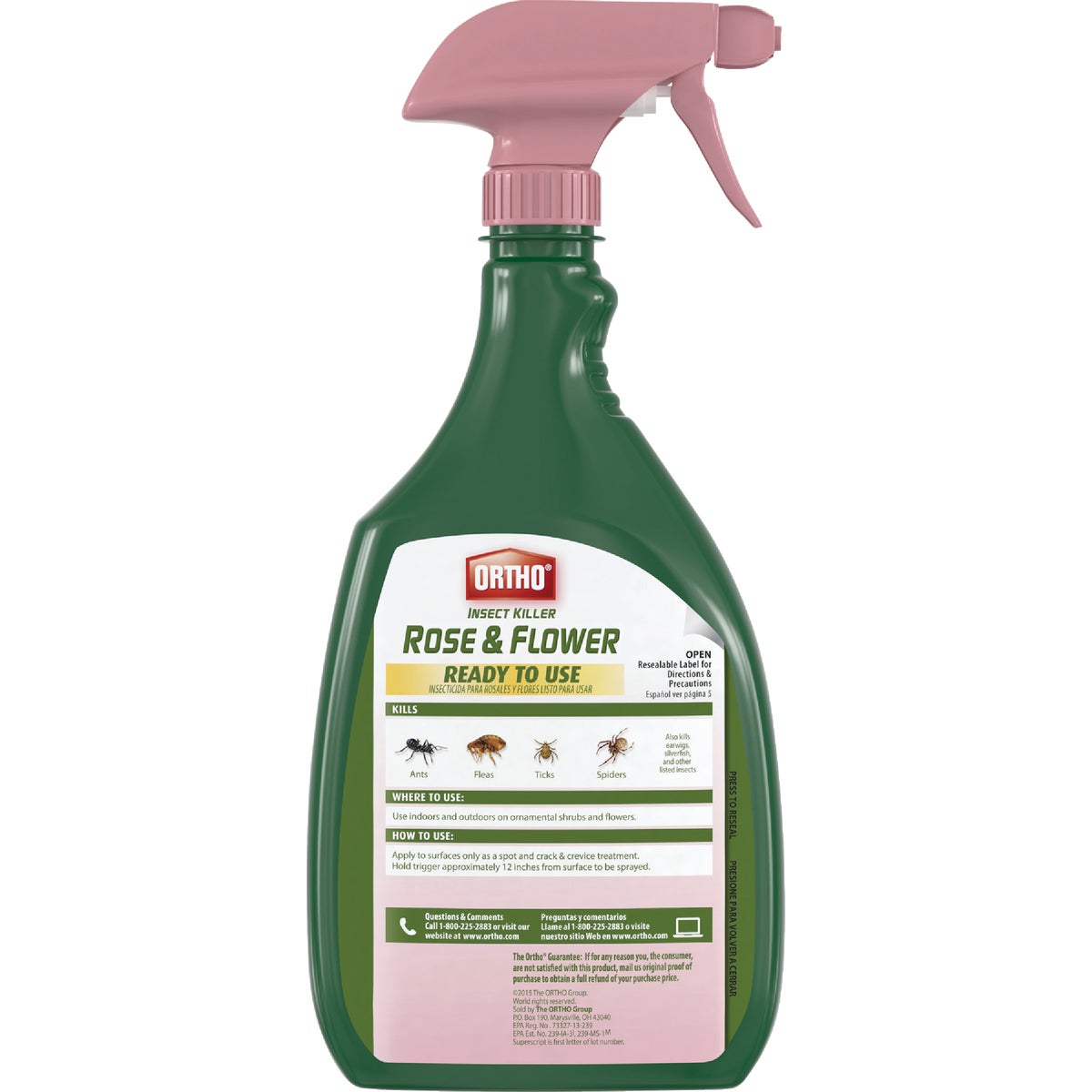 Ortho 24 Oz. Ready To Use Trigger Spray Rose & Flower Insect Killer Image 4