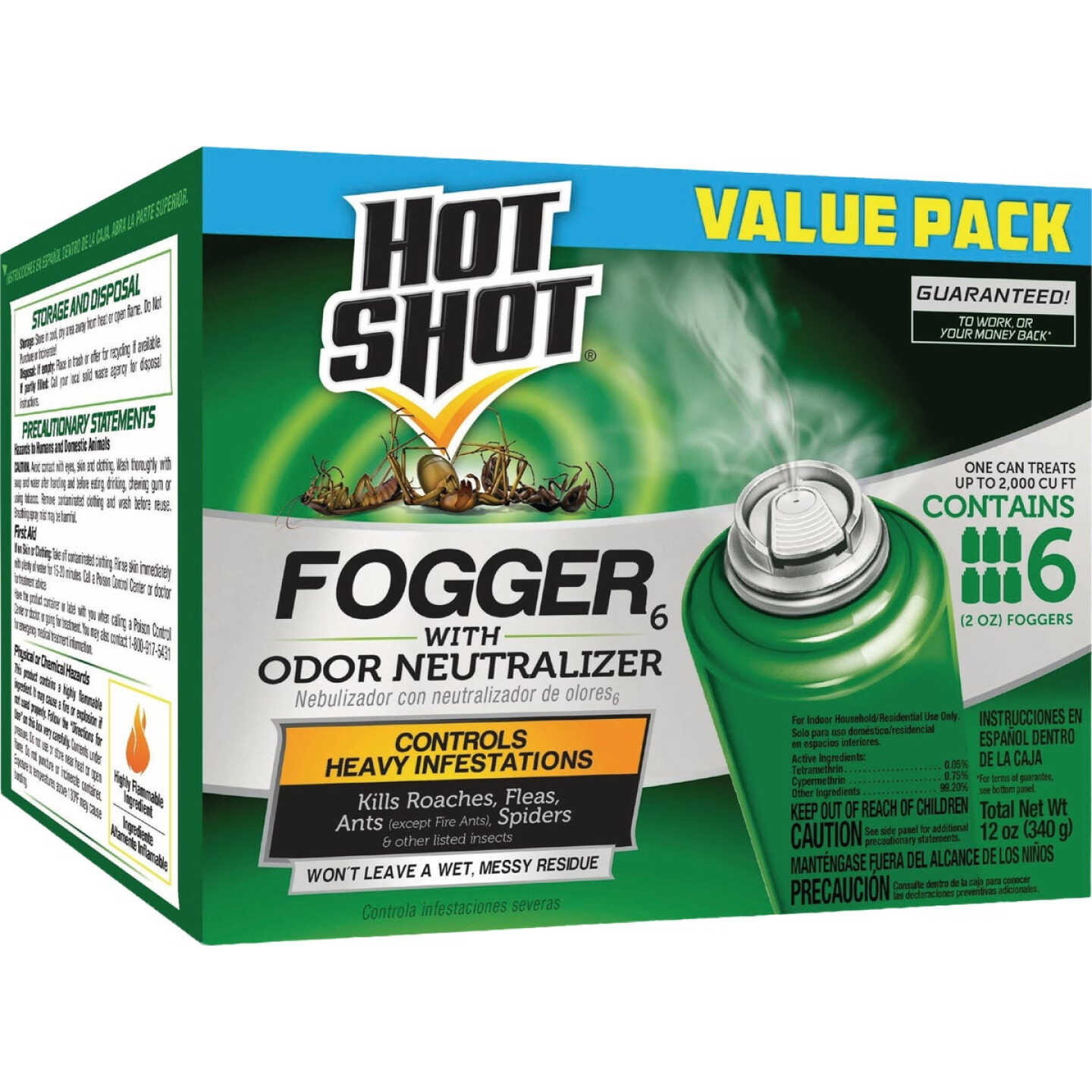 Hot Shot 2 Oz. Insect Fogger (6-Pack) Image 3