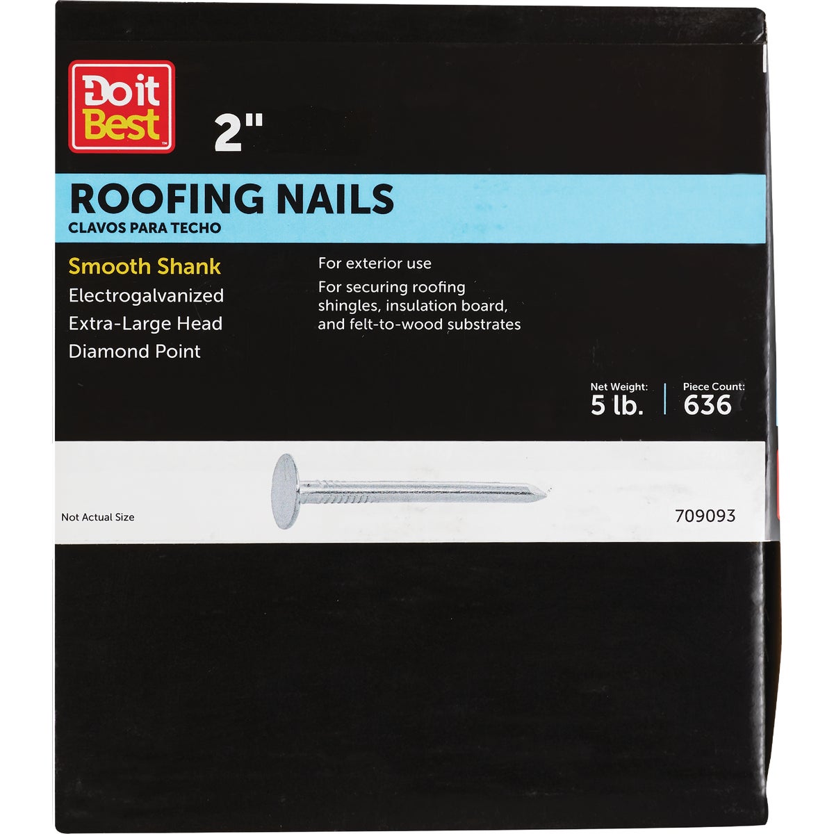 Do it 2 In. 11 ga Electrogalvanized Roofing Nails (720 Ct., 5 Lb.) Image 1