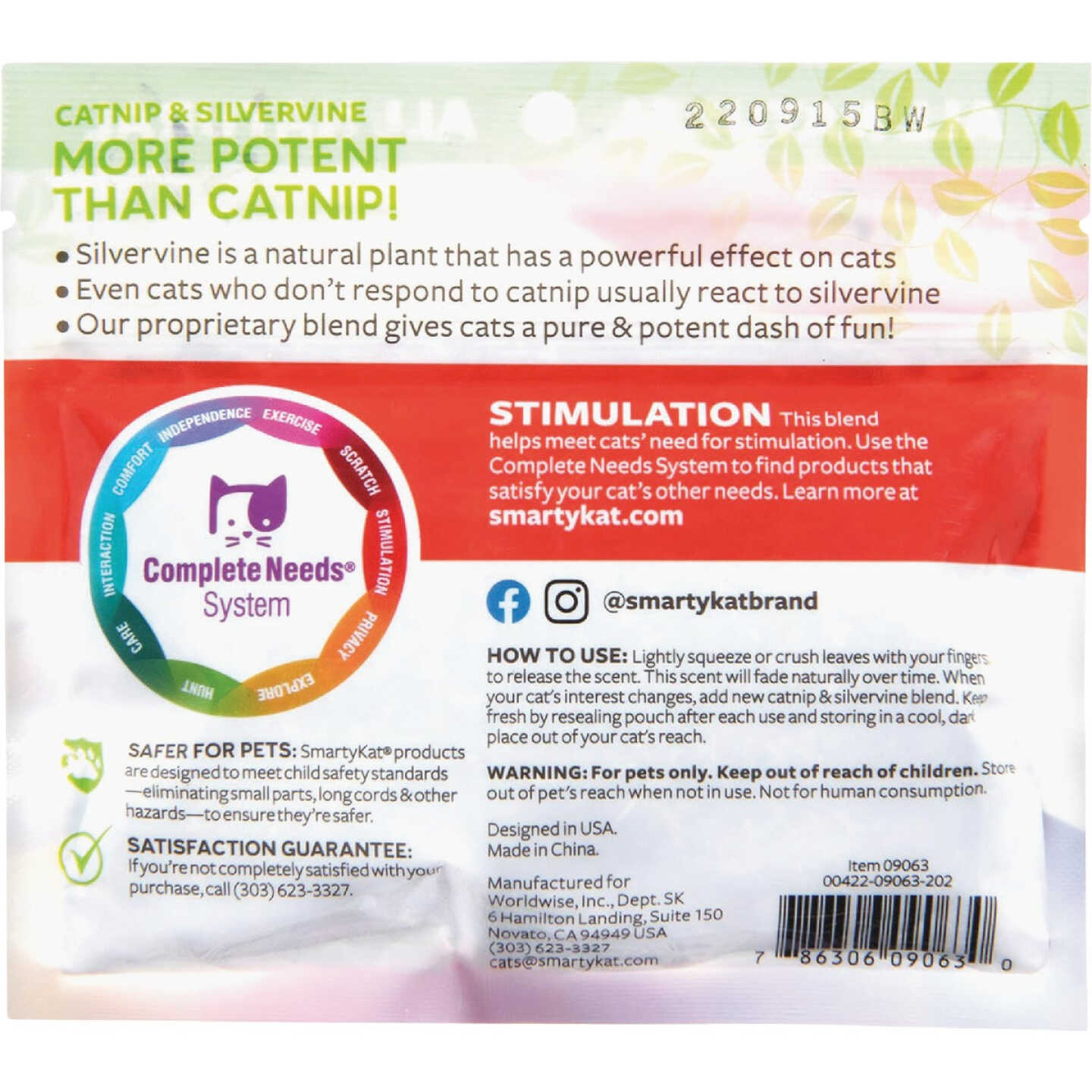 SmartyKat 0.5 Oz. Catnip with Silvervine Image 2