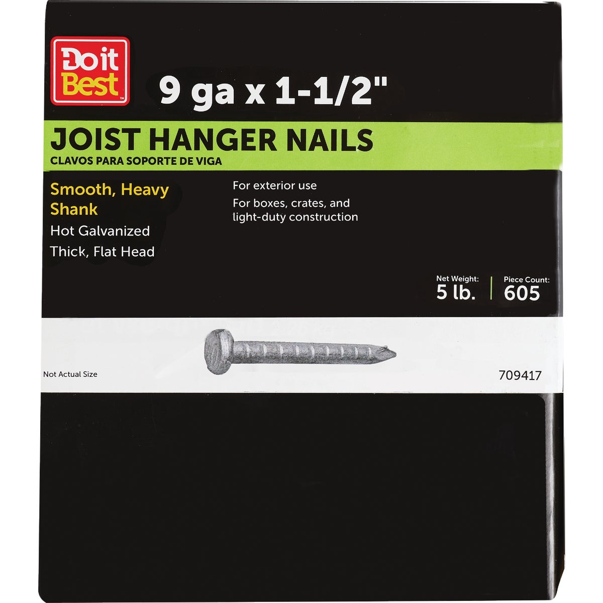 Do it 1-1/2 In. 9 ga Hot Galvanized Joist Nails (625 Ct., 5 lb)