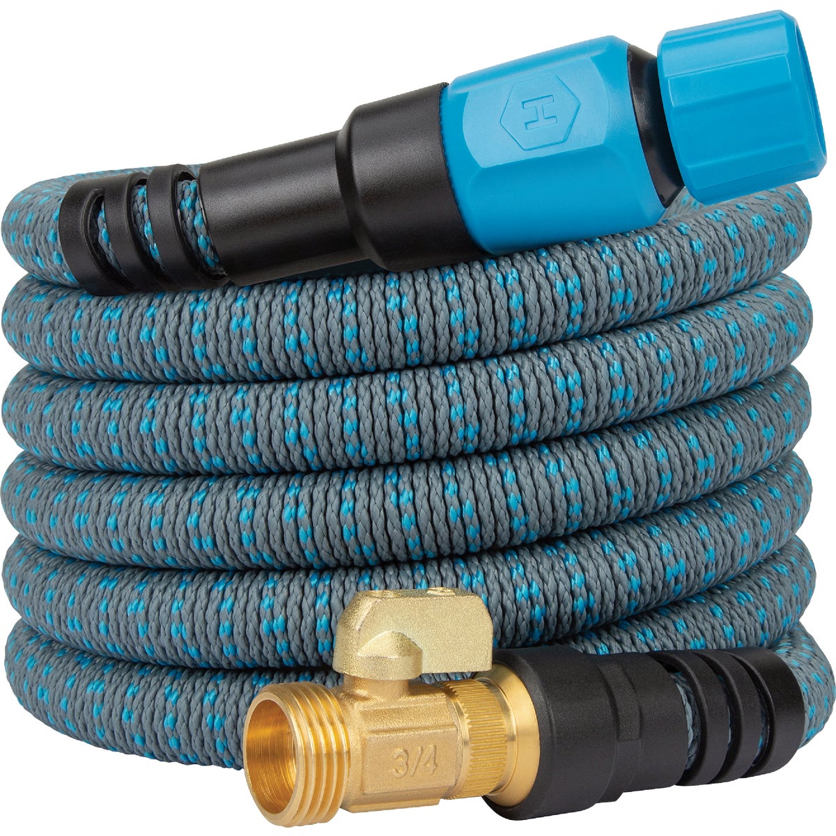 Hydrotech 5/8 In. x 25 Ft. Expandable Burst Proof Hose - Blue Image 8