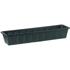 Novelty Poly-Pro 36 In. Polypropylene Hunter Green Flower Box Planter Image 1