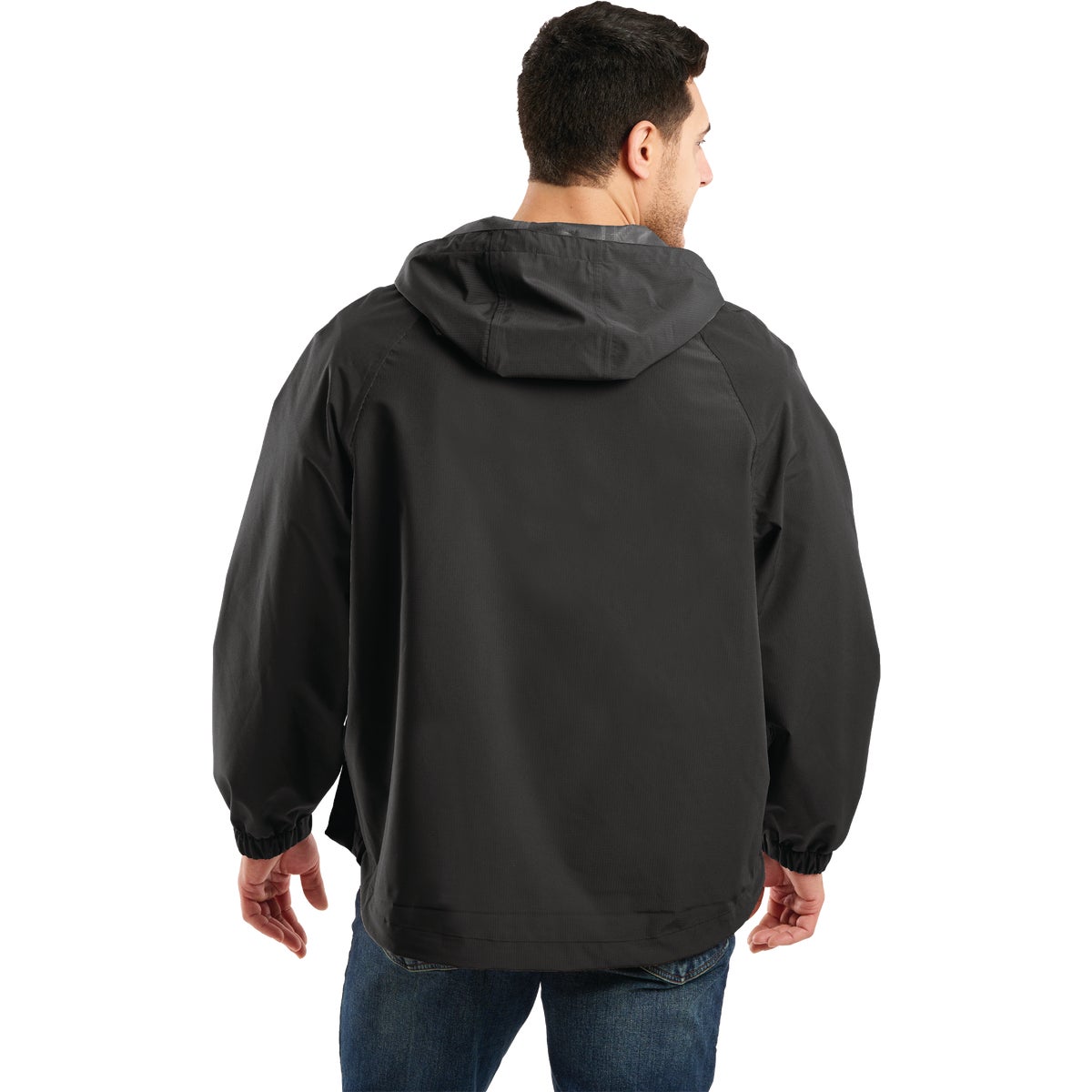 Berne Weather Warrior Men's XL Black Packable Rain Jacket Image 3