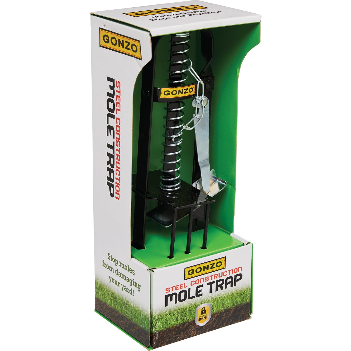 Gonzo Steel Plunger Mole Trap