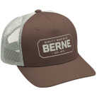 Berne Bitter Chocolate Badge Logo Trucker Cap Image 1