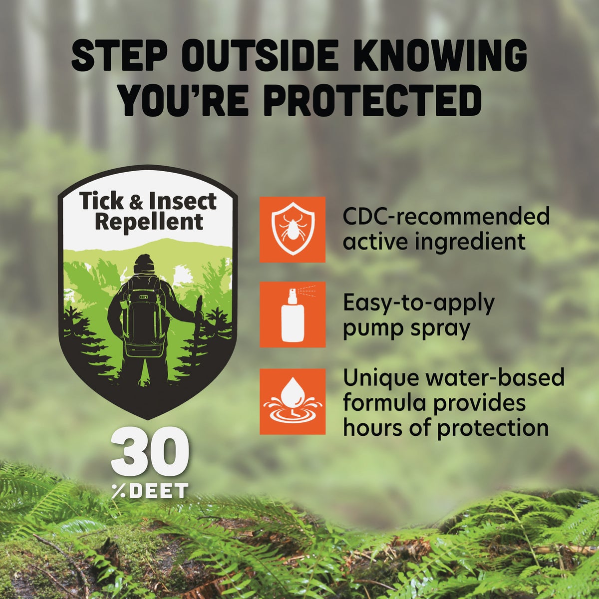 Ben's 30% Deet 3.4 Oz. Insect Repellent Pump Spray Image 3