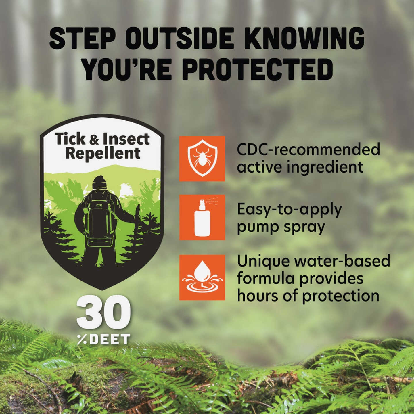 Ben's 30% Deet 3.4 Oz. Insect Repellent Pump Spray Image 3