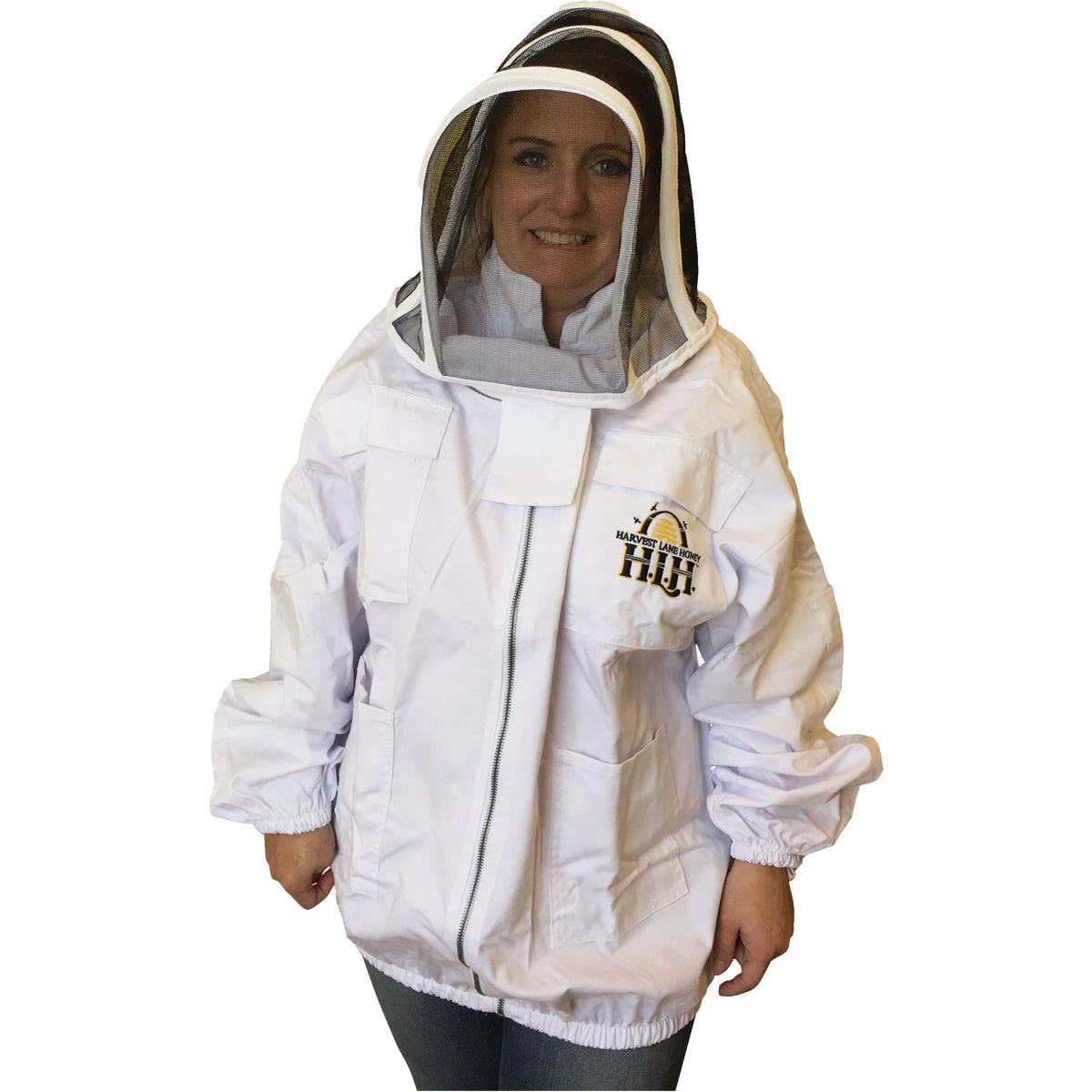 Harvest Lane Honey Large Polyester & Cotton Blend Beekeeping Jacket Image 3