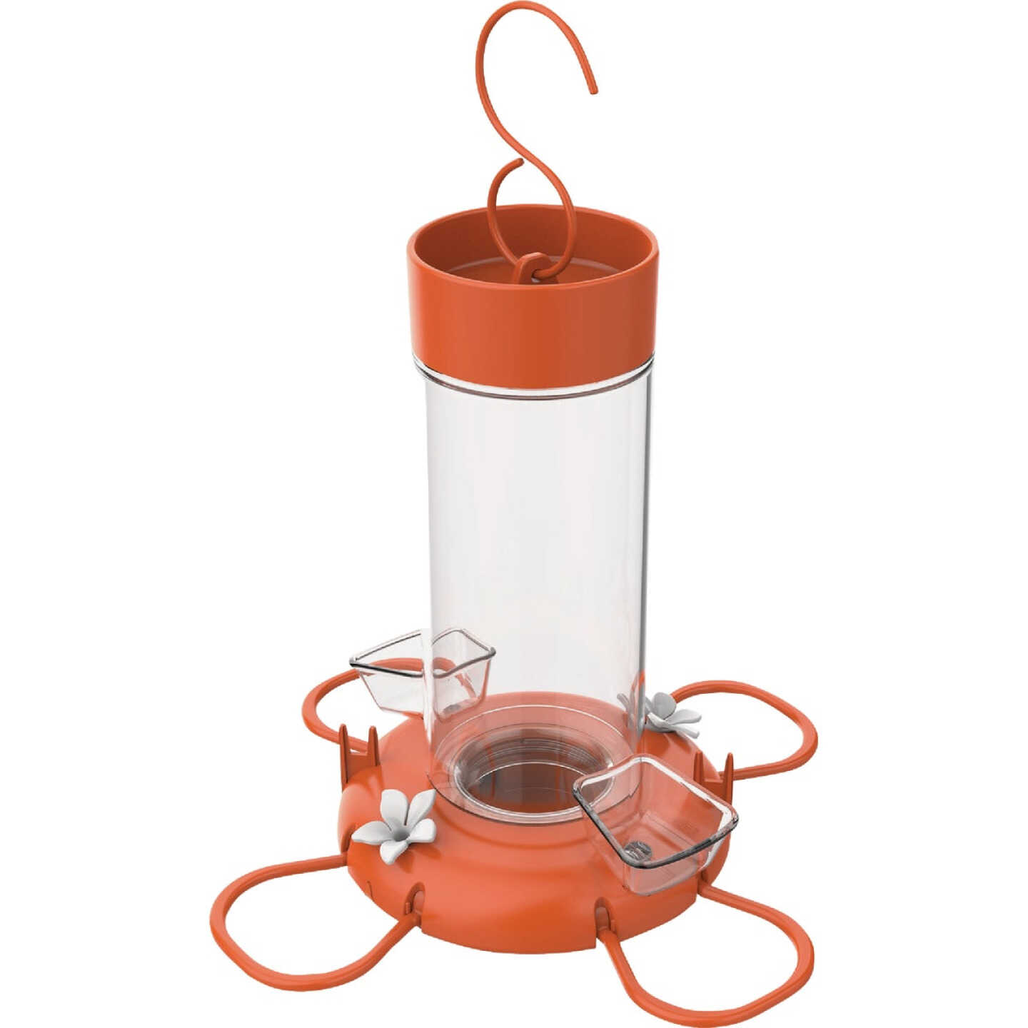 Nature's Way 30 Oz. Orange Blossom Glass Oriole Feeder with Jelly Attachments Image 1