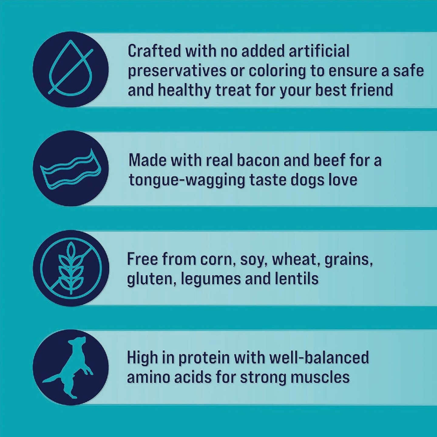 Stewart PuffPops 5.8 Oz. Bacon Cheeseburger Freeze-Dried Dog Treats Image 5