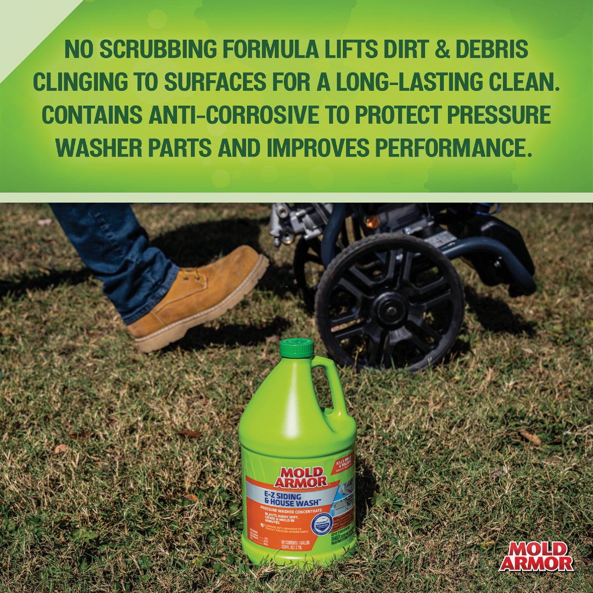 Mold Armor 1 Gal. E-Z Siding & House Pressure Washer Concentrate with Microban Image 3