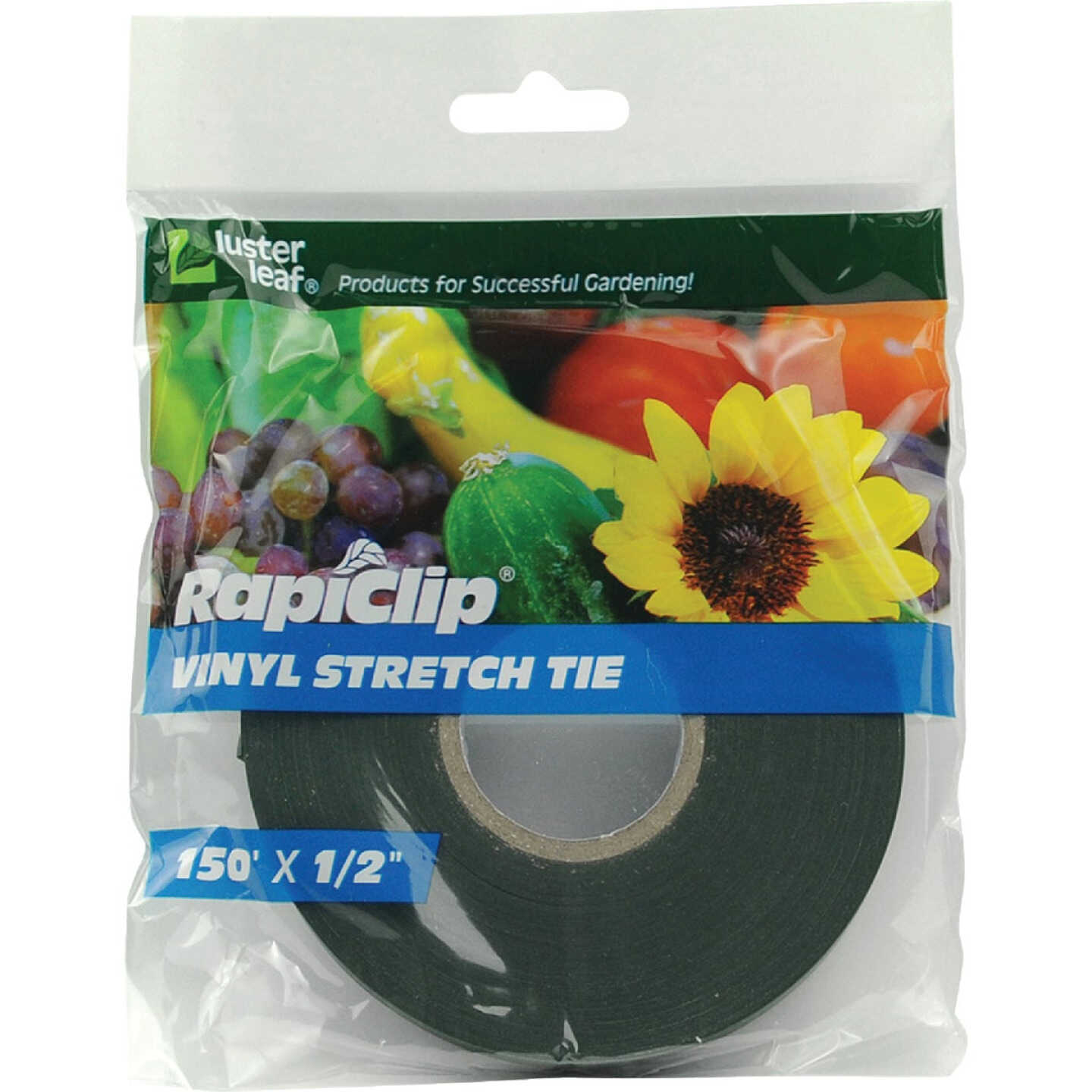 Rapiclip 1/2 In. W. x 150 Ft. L. Heavy-Duty Vinyl Stretch Tie Image 1