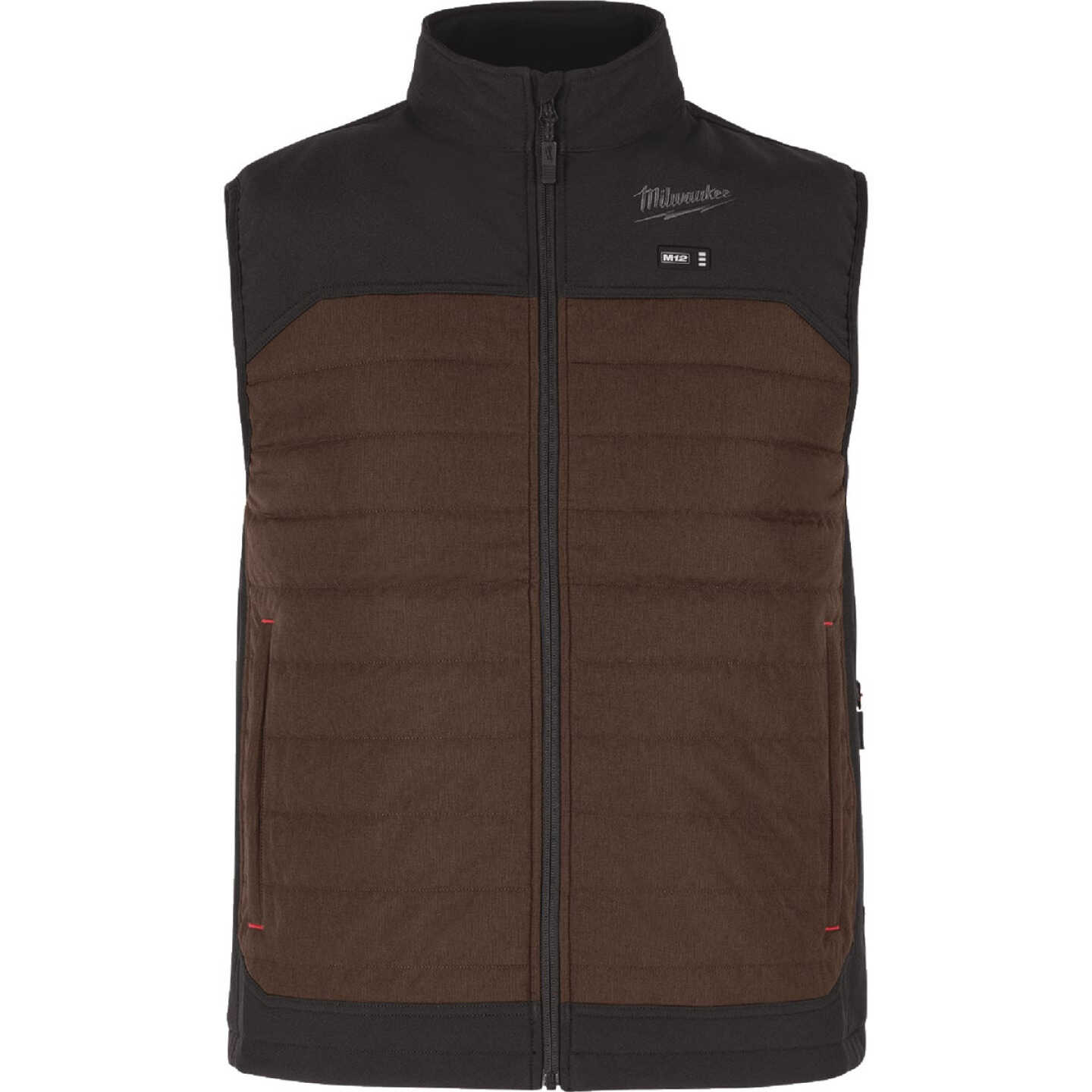 Milwaukee M12 Axis Men's 2XL Brown Heated Vest Image 1