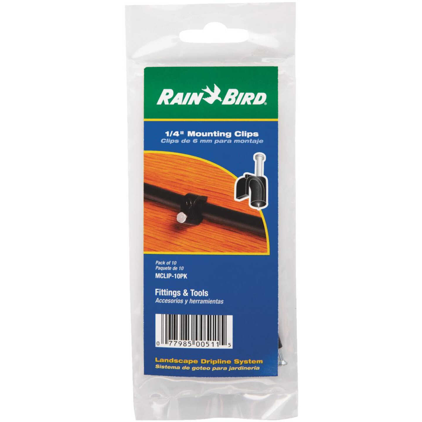 10PK 1/4" MOUNTING CLIP Image 2