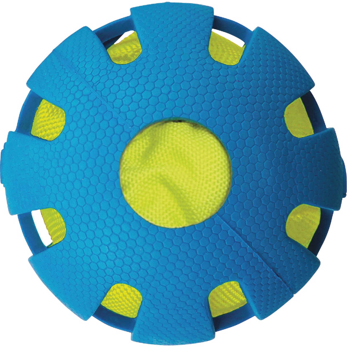 Nerf Dog 3.8 In. Rubber Checker Squeak Crunch Ball Image 5