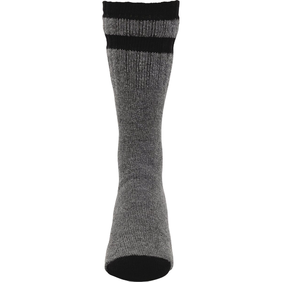 Railroad Sock Men's Black Stripe Wool Sock