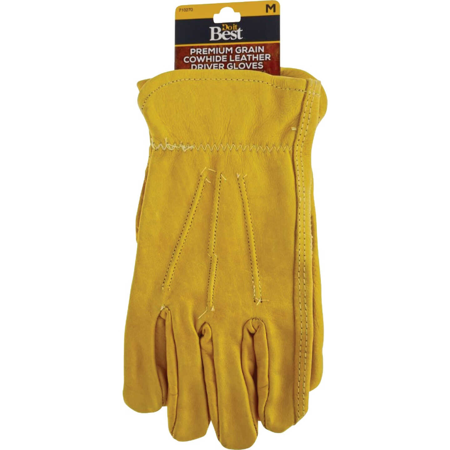 Do it Best Men's Large Top Grain Leather Work Glove Image 1