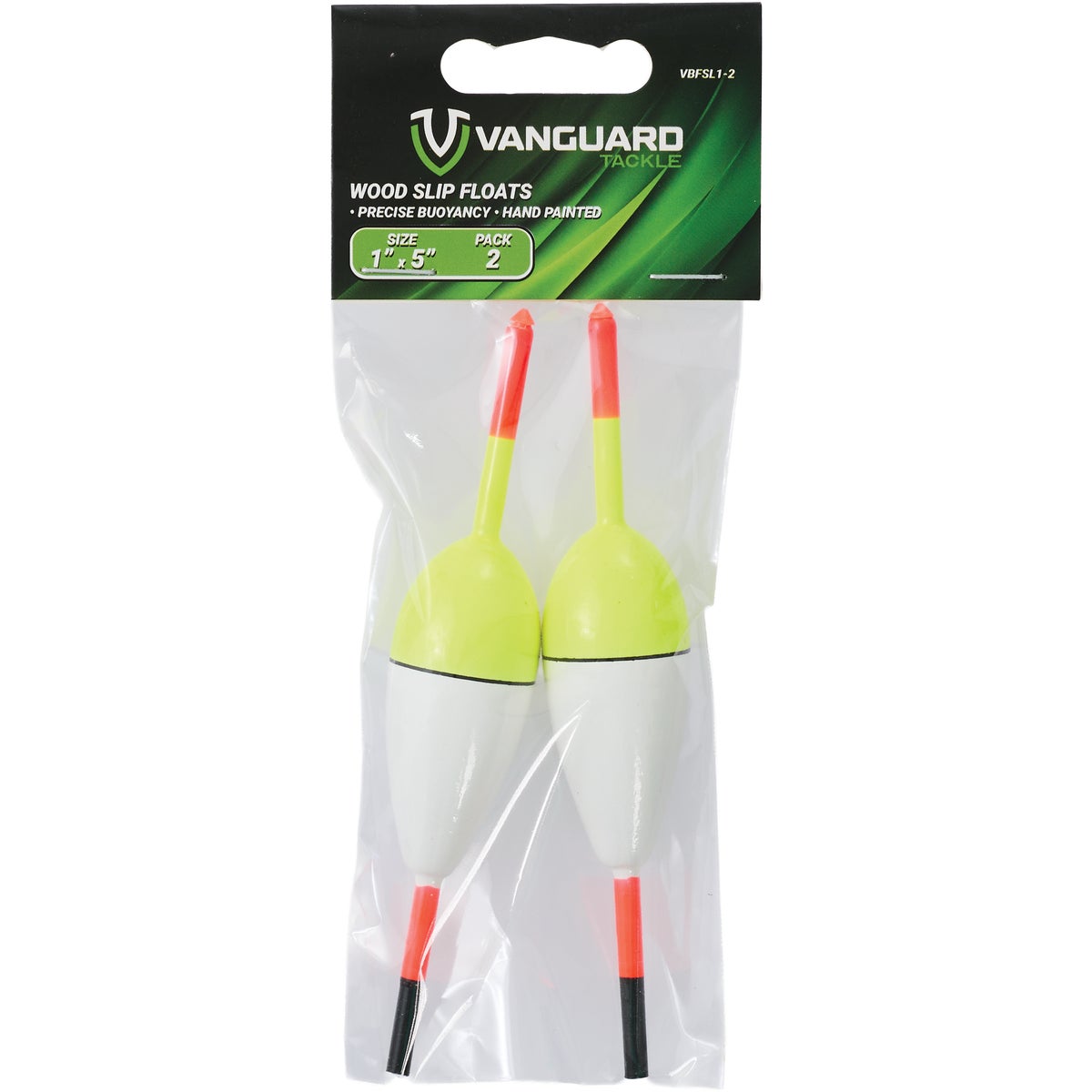 Vanguard 1 In. x 5 In. Slip Float Bobber (2-Pack) Image 2