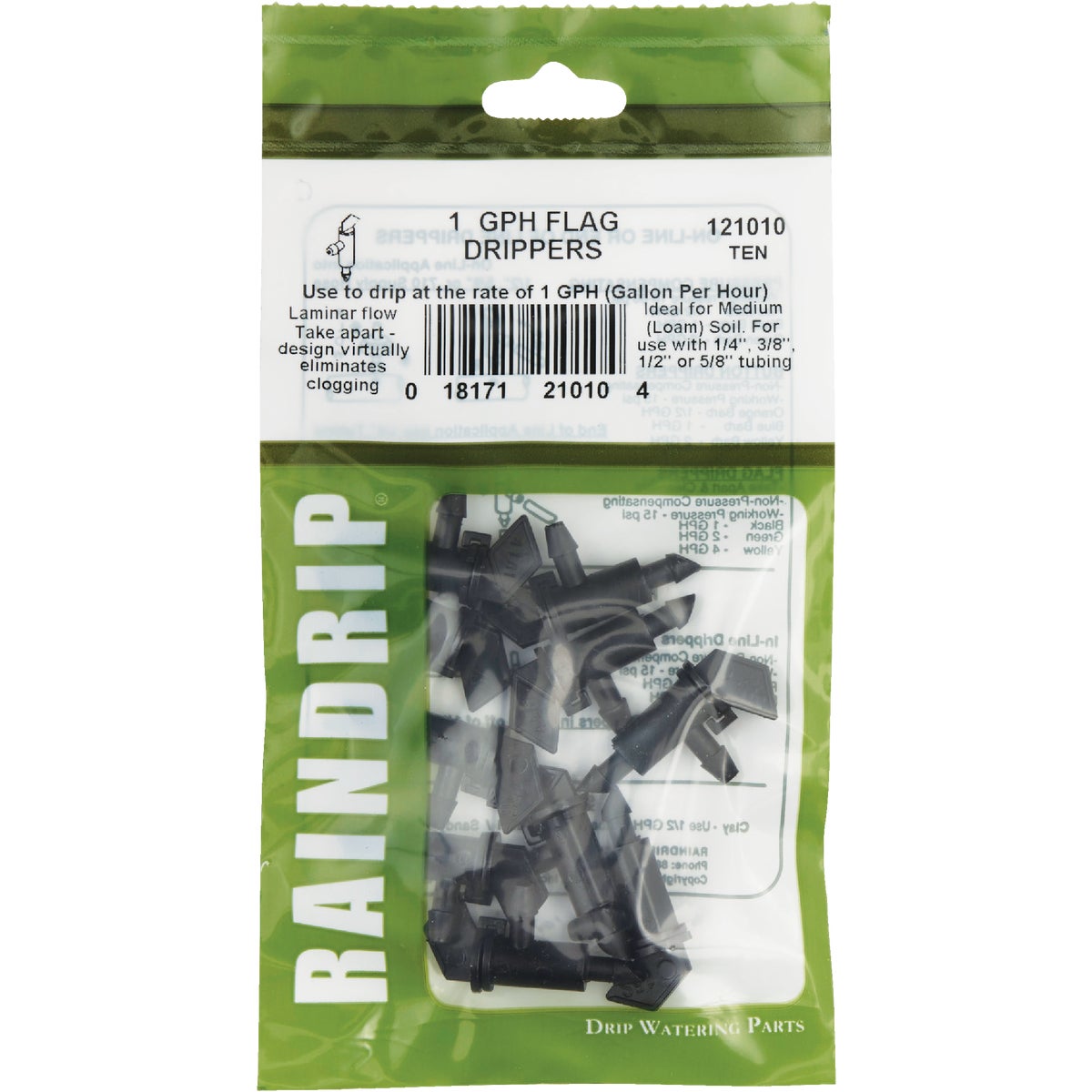 Raindrip 1 GPH Flag Dripper (10-Pack) Image 2
