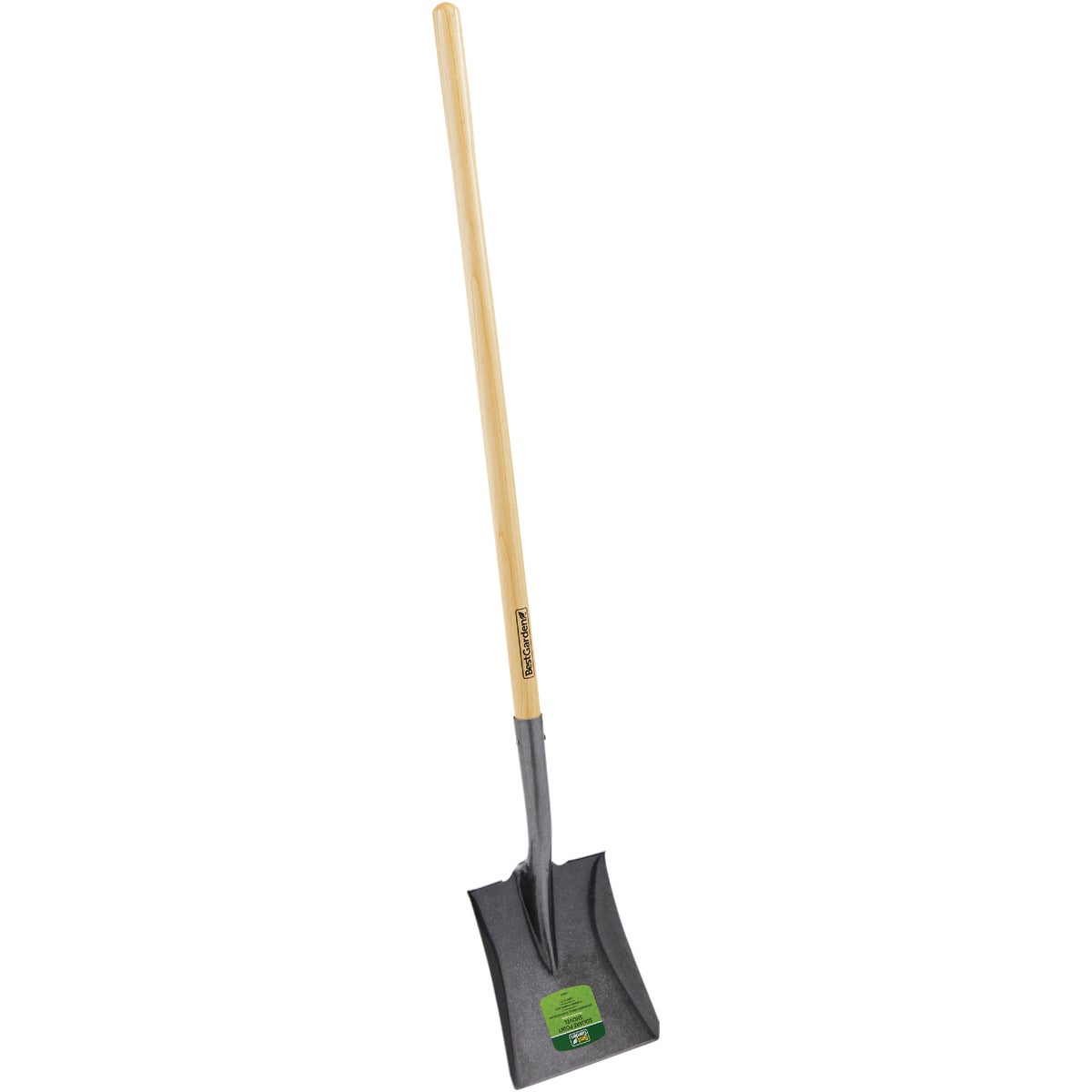 Best Garden 44 In. Wood Handle Square Point Shovel
