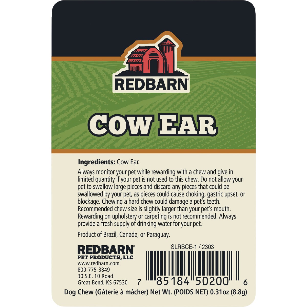 Redbarn Cow Ear Dog Treat Image 3