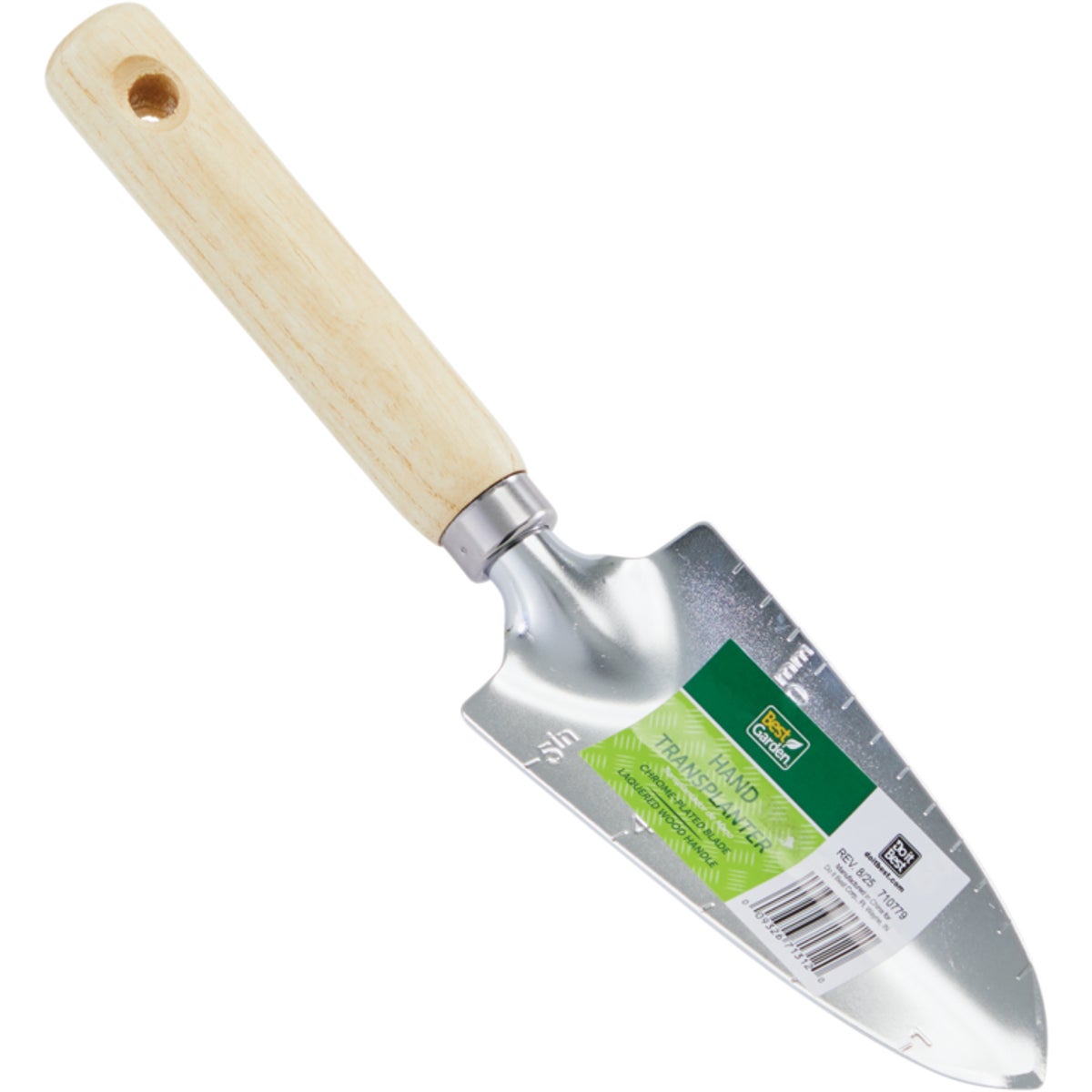 Best Garden 13 In. Chrome Hand Transplanter Trowel Image 3