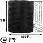 Acorn 1 In. x 12 In. H. x 150 Ft. L. Hexagonal Vinyl-Coated Wire Poultry Netting Image 2