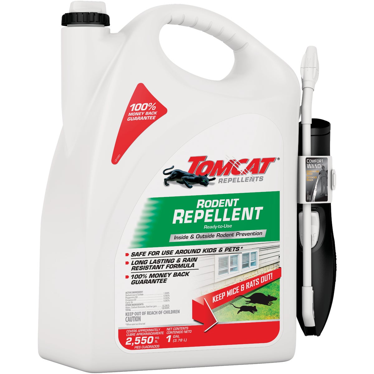 TOMCAT 1 Gal. Ready-To-Use Rodent Repellent with Comfort Wand