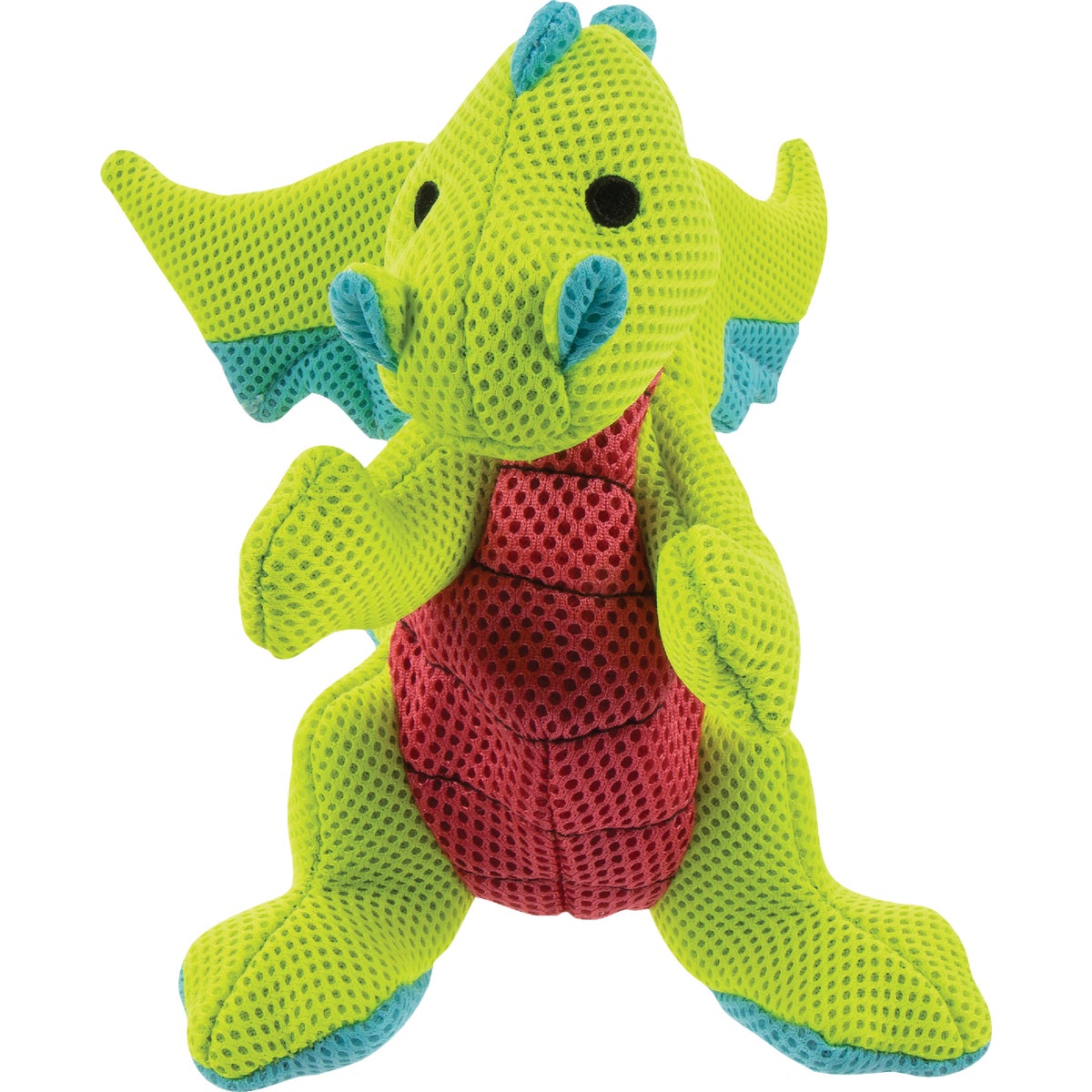 goDog Dragons Small Green Squeaky Plush Dog Toy Image 5