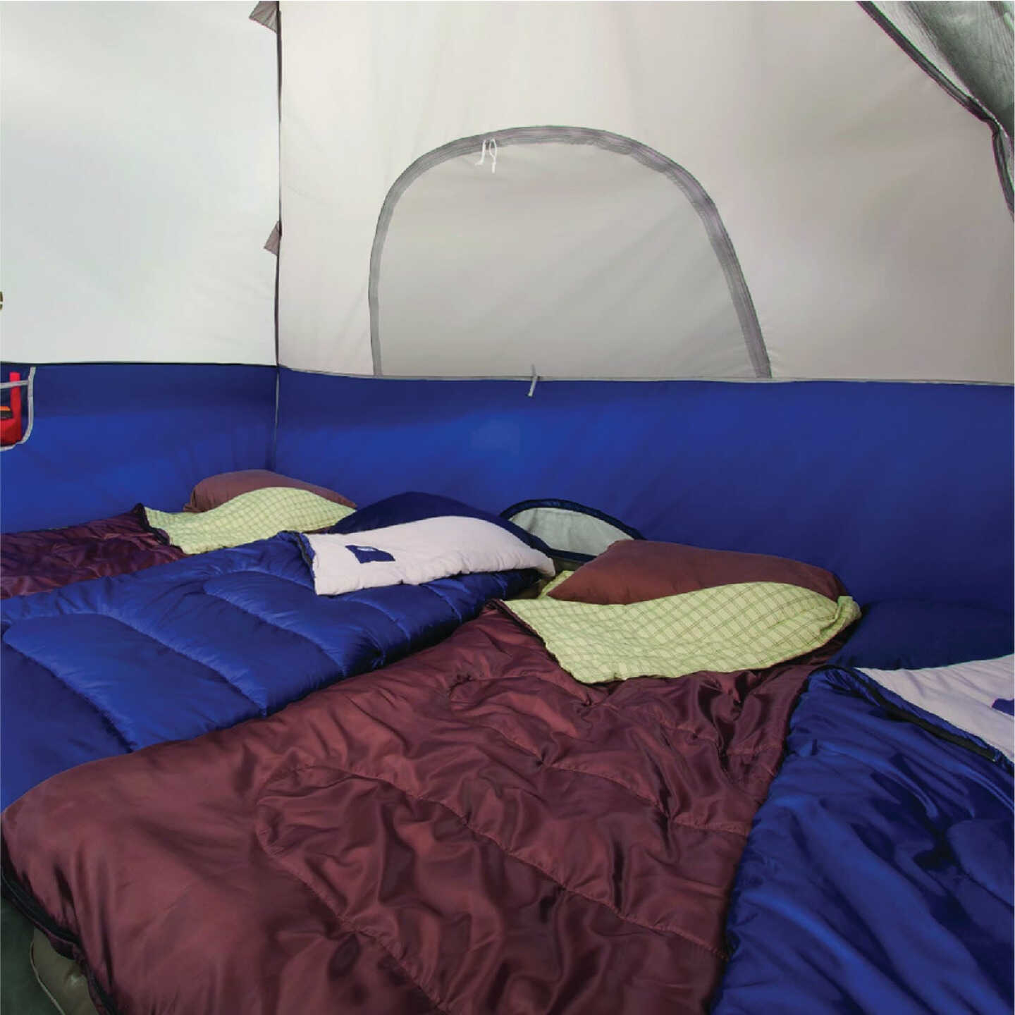 Coleman Sundome 6-Person Dome Tent, Navy & Gray Image 2