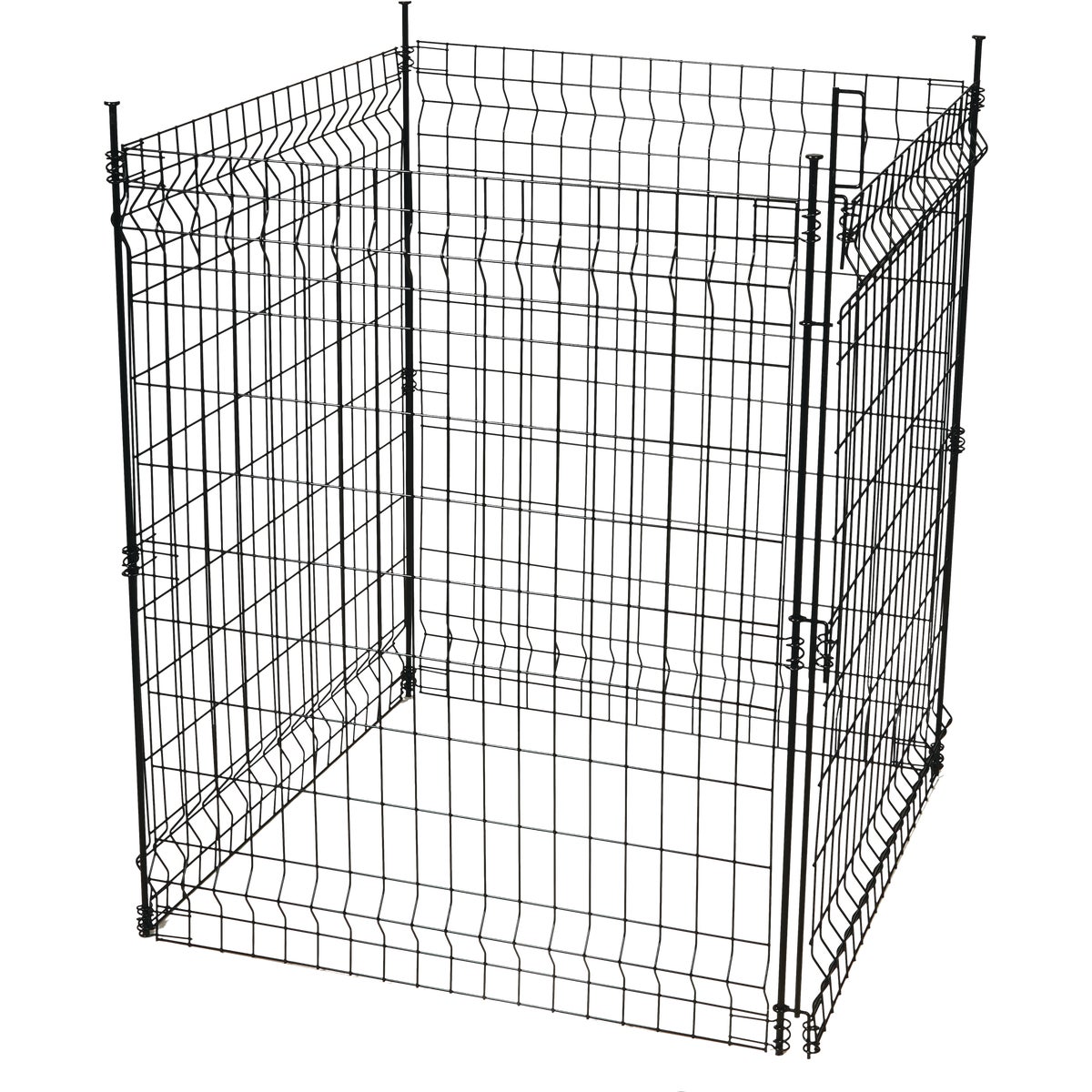 Best Garden 36 In. W. x 44 In. H. Black Powder-Coated Steel Multi Purpose Fence Panel Image 3