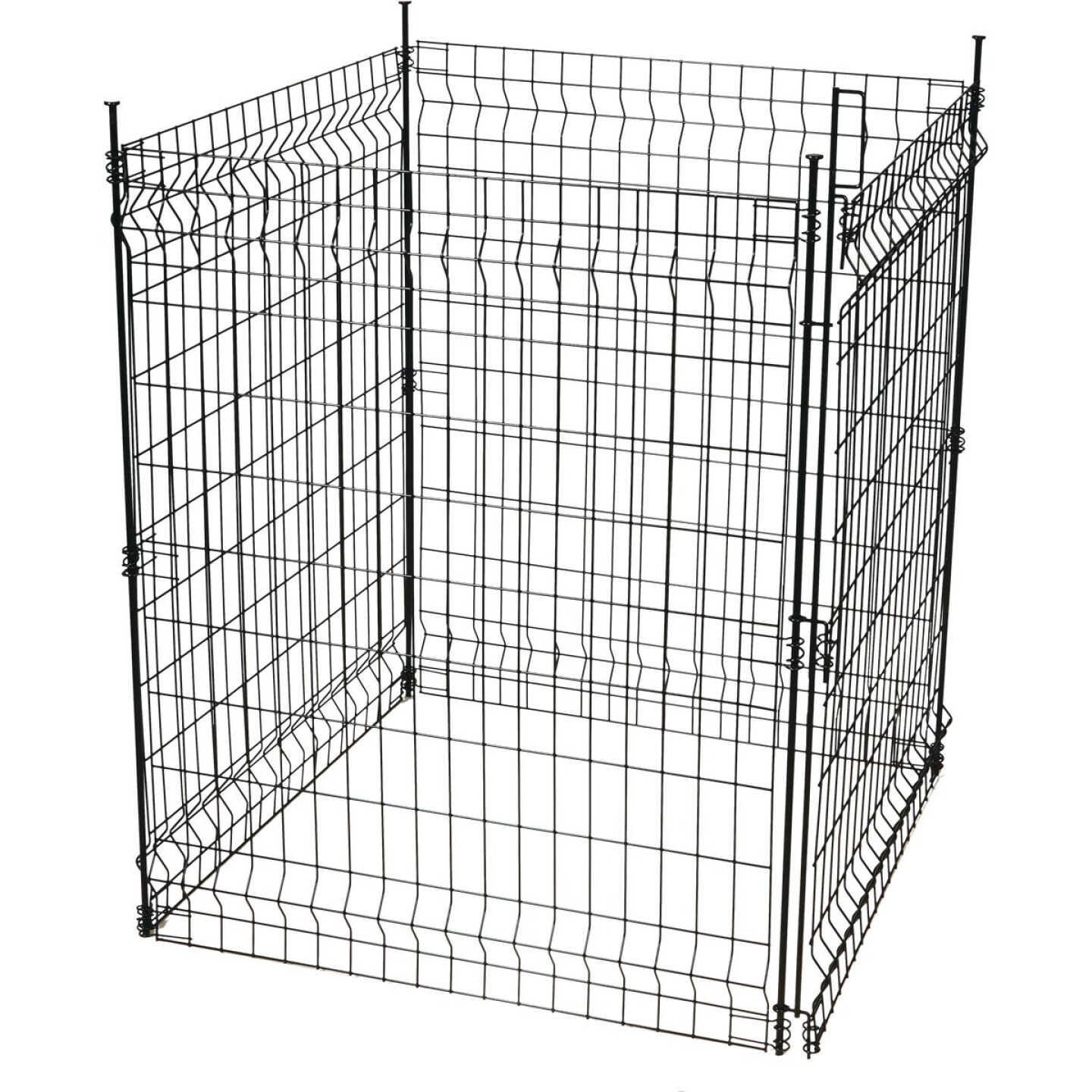 Best Garden 36 In. W. x 44 In. H. Black Powder-Coated Steel Multi Purpose Fence Panel Image 3