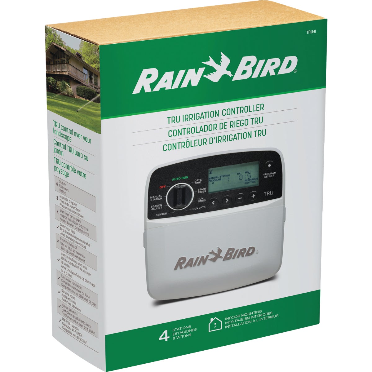 Rain Bird TRU 4-Station Indoor Plug-In Irrigation Controller Image 3