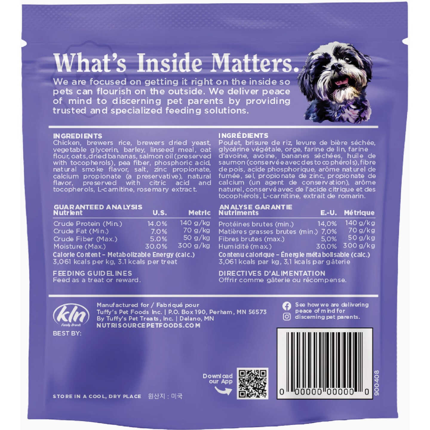 NutriSource Little Bites 6 Oz. Chicken Dog Treat Image 2