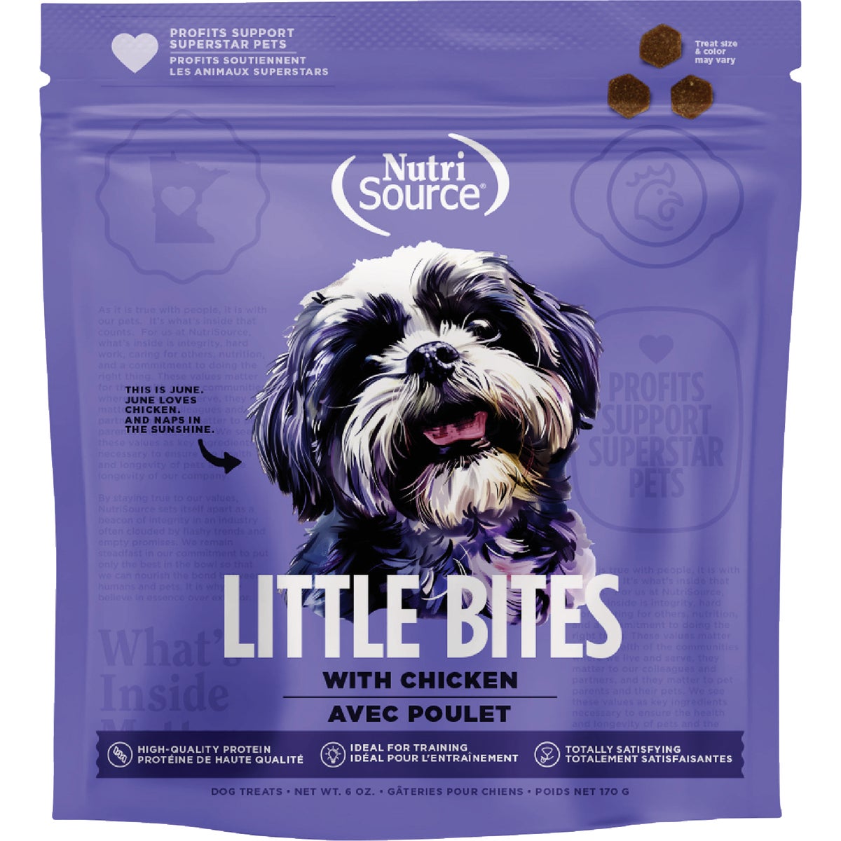 NutriSource Little Bites 6 Oz. Chicken Dog Treat