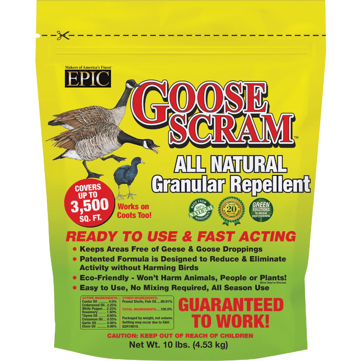 Goose Scram 10 Lb. Granular Goose Repellent