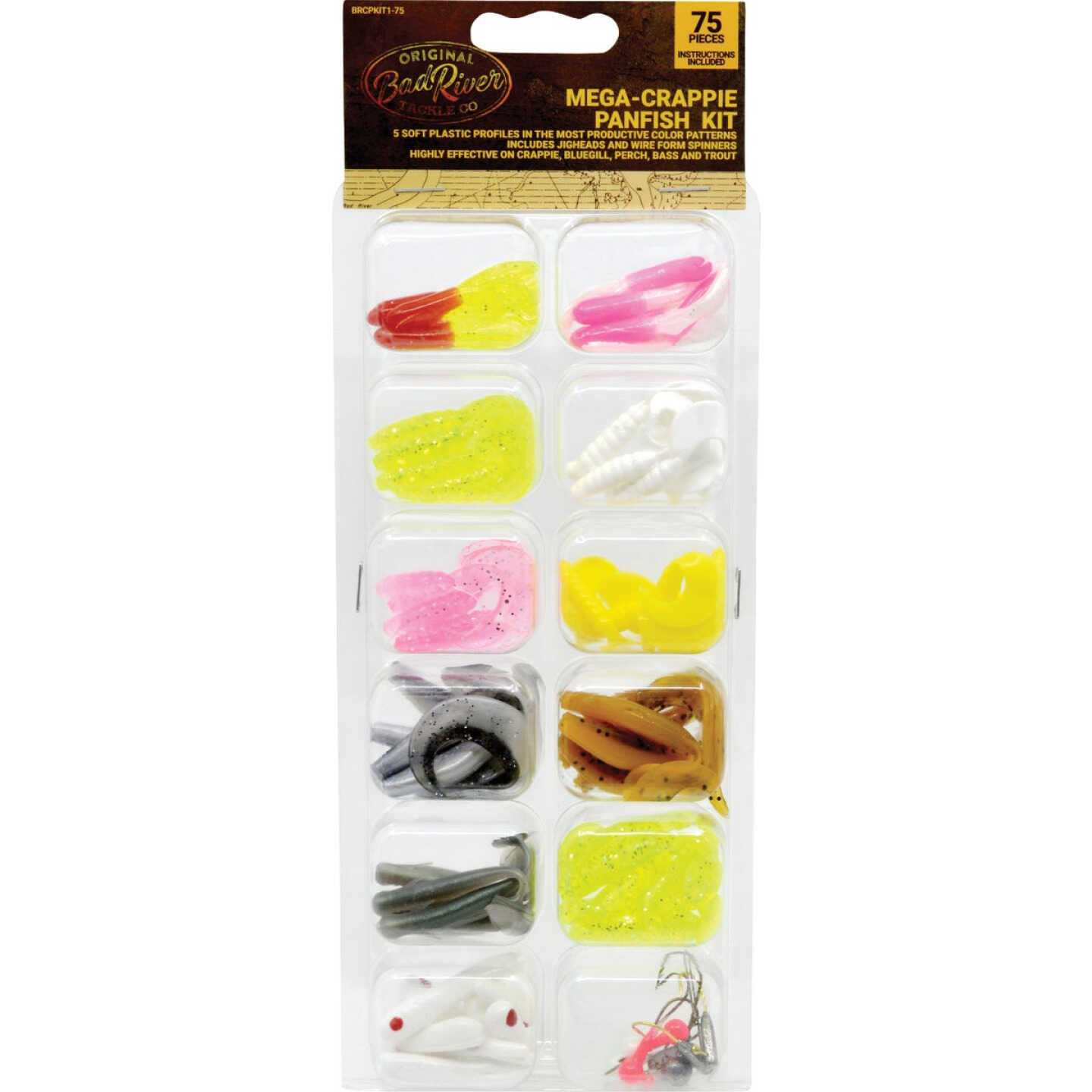 MEGA-CRAPPIE PANFISH KIT.75 PIECES Image 1