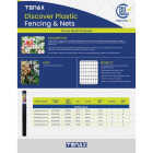 Tenax 3/4 In. x 1 In. Mesh 2 Ft. x 50 Ft. Black Multi-Purpose Net Image 5
