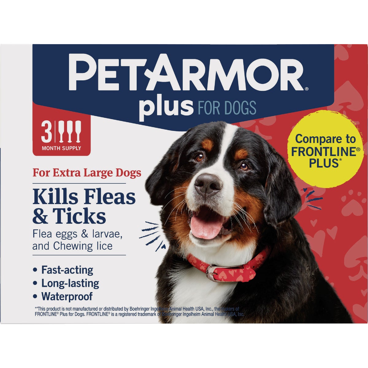 PetArmor Plus For Dogs 88 to 123 Lb. Flea & Tick Topical Treatment (3-Pack) Image 1
