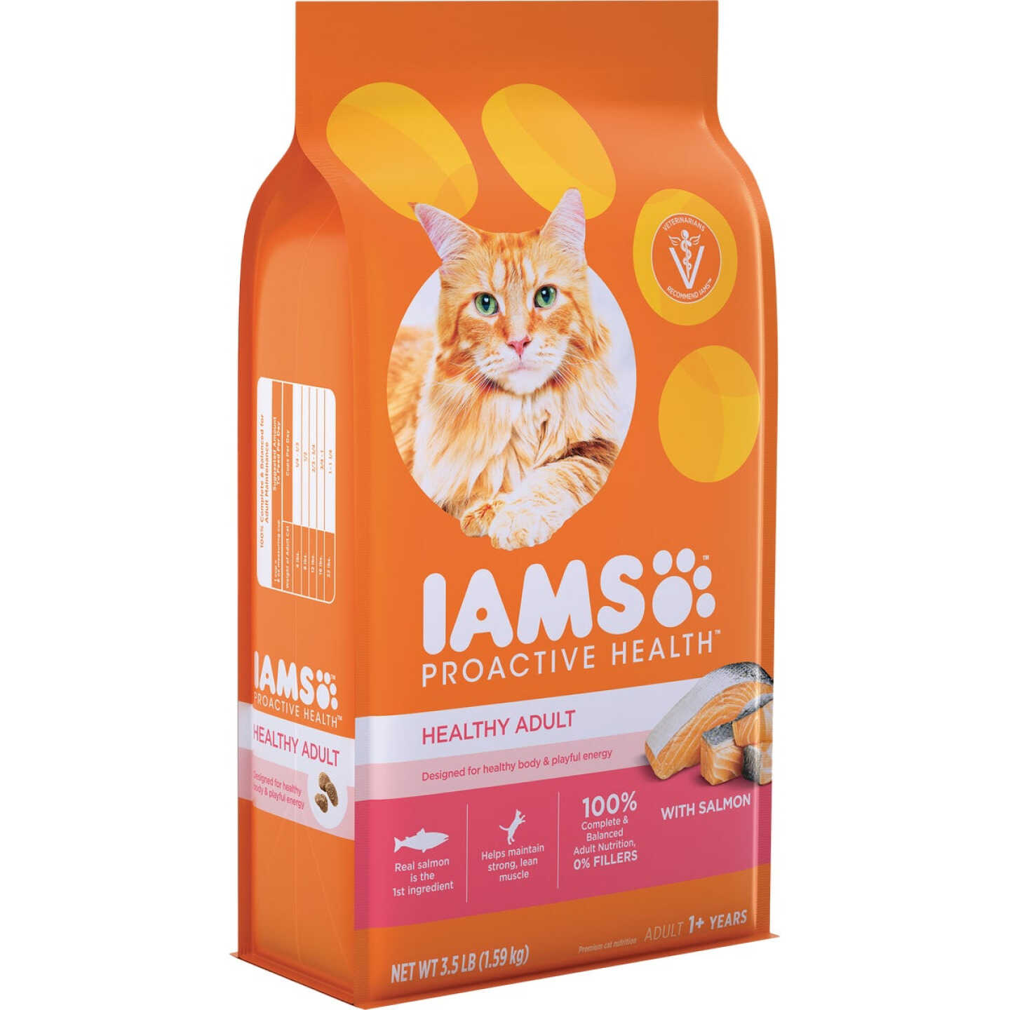 Iams Proactive Health 3.5 Lb. Salmon & Tuna Flavor Adult Dry Cat Food Image 1